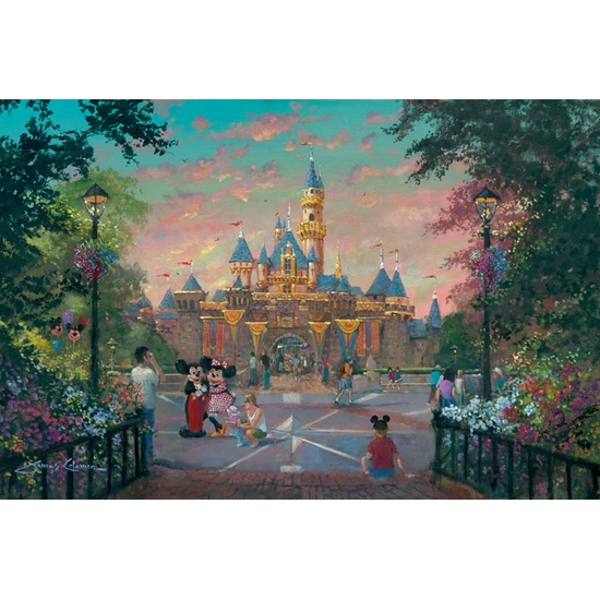 Twilight Beauty by James Coleman Disney Fine Art Release Giclee On Canvas