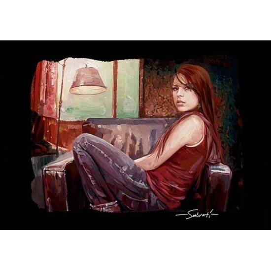 Joan by Jim Salvati Disney Fine Art Release Giclee On Paper