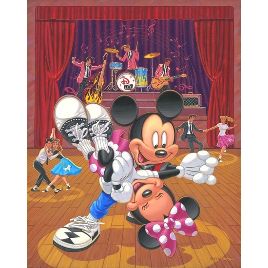 King of Swing by Manuel Hernandez Disney Fine Art Release Hand-Embellished Giclee on Canvas