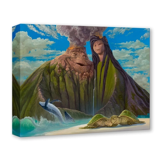 I Lava You by Jared Franco Disney Fine Art Release Gallery Wrapped Giclee On Canvas