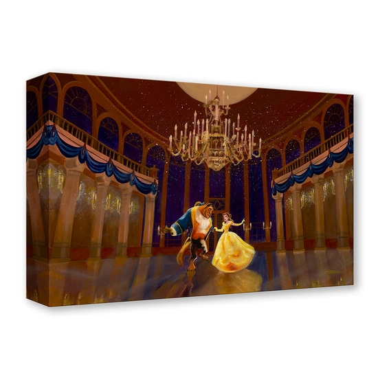 Love's Dance by Arienne Boley Disney Fine Art Release Gallery Wrapped Giclee On Canvas