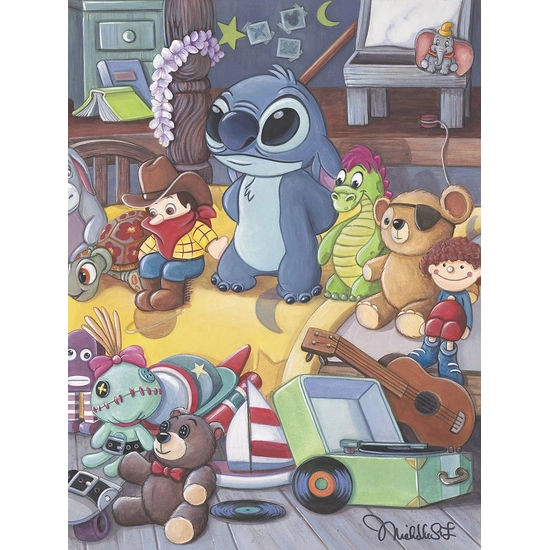 Lilo's Toys by Michelle St Laurent Disney Fine Art Release Giclee On Canvas