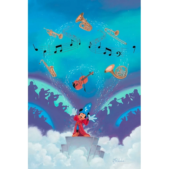 Maestro by Michael Prozenza Disney Fine Art Release Hand-Embellished Giclee on Canvas