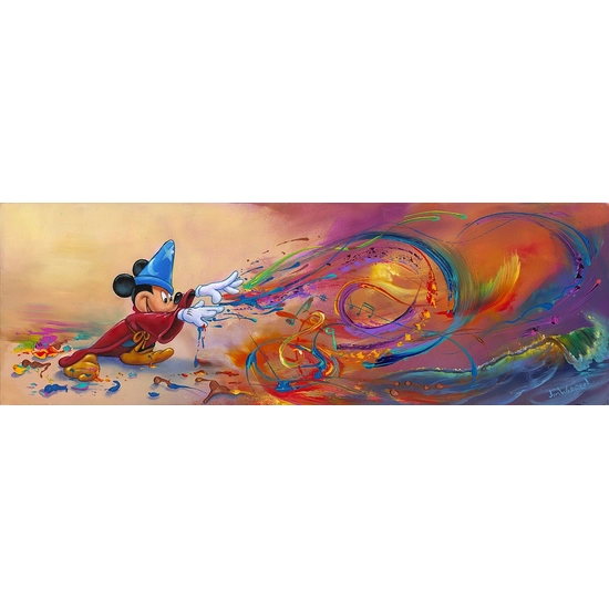 Magical Hands by Jim Warren Disney Fine Art Release Hand-Embellished Giclee on Canvas