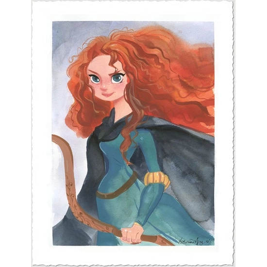 Merida by Victoria Ying Disney Fine Art Release Giclee On Paper