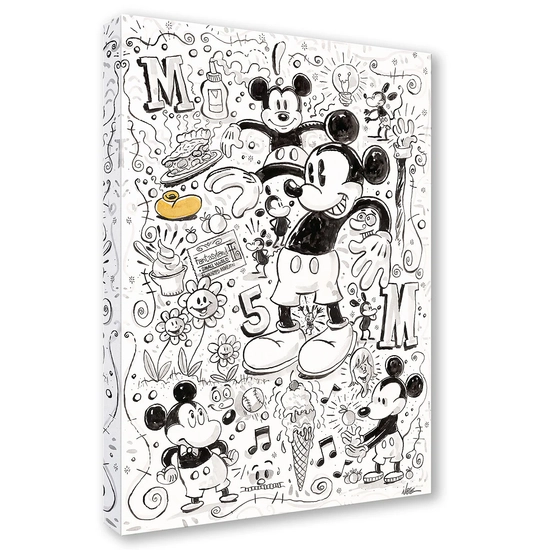 Mickey's Grand Day by Randy Noble Disney Fine Art Release Hand-Embellished Giclee on Canvas