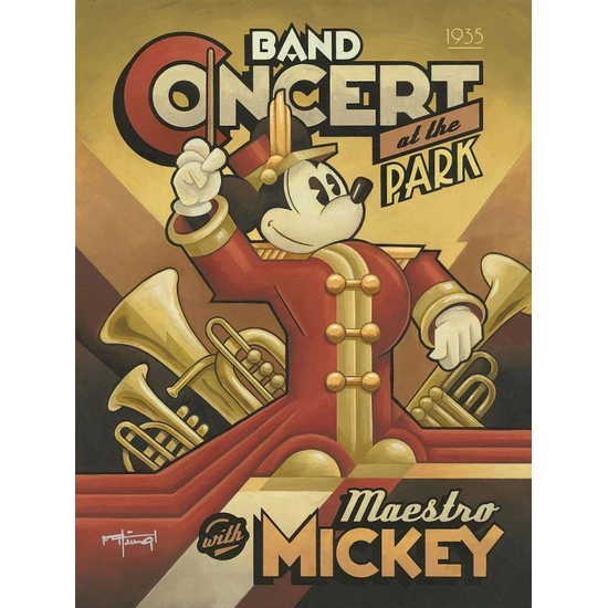 Maestro Mickeys Band Concert by Mike Kungl Disney Fine Art Release 