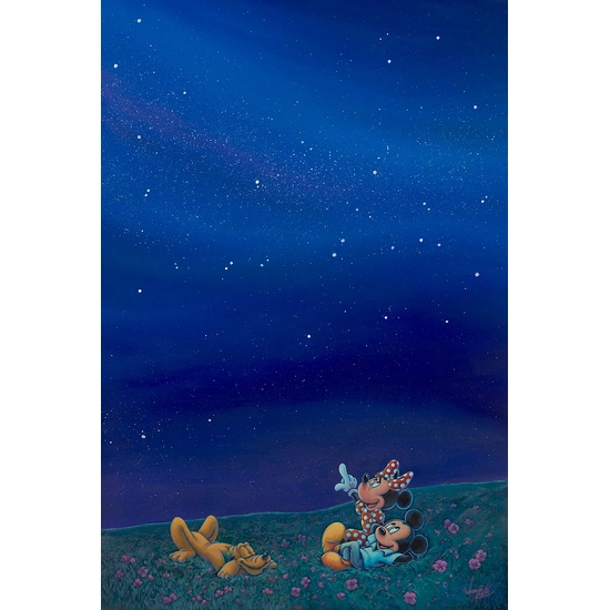 Minnie's Milky Way From Mickey and Friends by Denyse Klette Disney Fine Art Release Giclee On Canvas