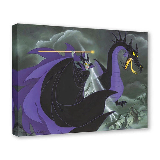 Mistress of Evil by Don Williams Disney Fine Art Release Giclee On Canvas