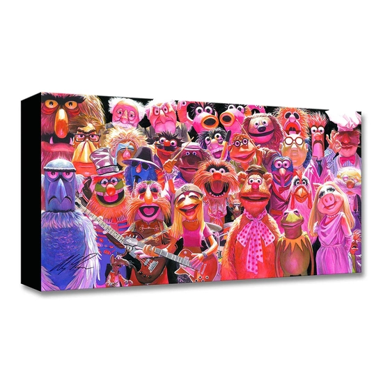 The Muppet Show by Alex Ross Disney Disney Fine Art Release Gallery Wrapped Giclee On Canvas