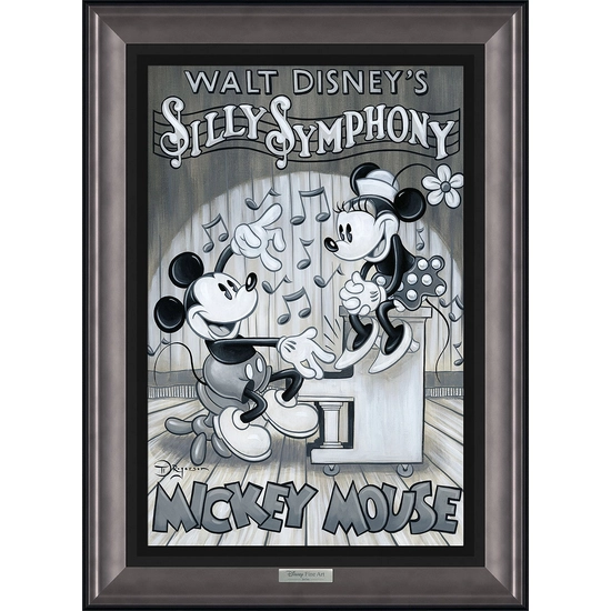 Music by Mickey by Tim Rogerson Disney Fine Art Release Giclee On Canvas