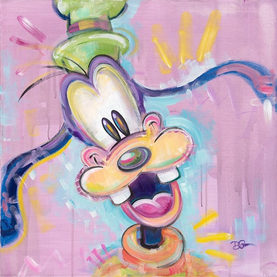 Naturally Goofy From Goofy by Dom Corona Disney Fine Art Release Giclee On Canvas