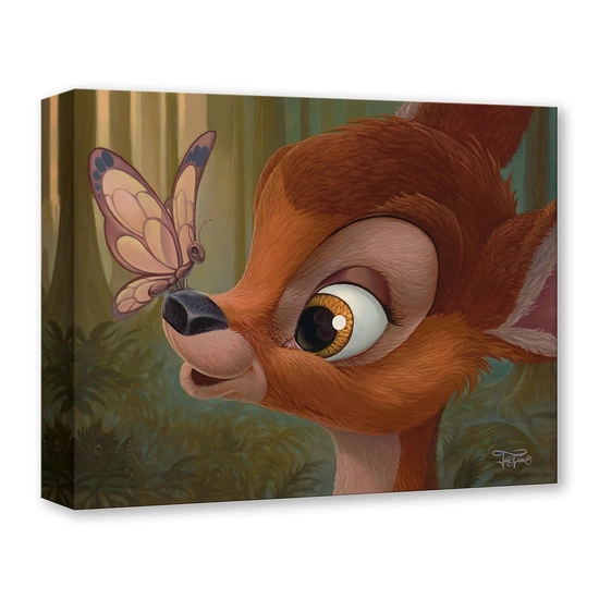 Nosey Butterfly by Jared Franco Disney Fine Art Release Gallery Wrapped Giclee On Canvas