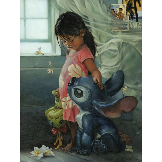 Ohana Means Family Premiere Edition by Heather Edwards Disney Fine Art Release Giclee On Canvas