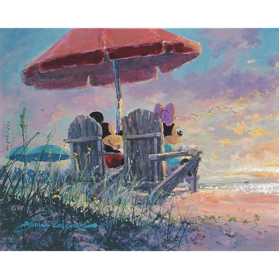 Our Sunset by James Coleman Disney Fine Art Release Giclee On Canvas