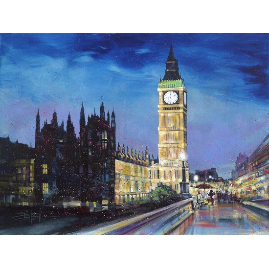 Painting the Town by Stephen Fishwick Disney Fine Art Release Hand-Embellished Giclee on Canvas