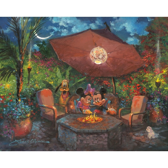 Colemans Paradise by James Coleman Disney Fine Art Release Hand-Embellished Giclee on Canvas