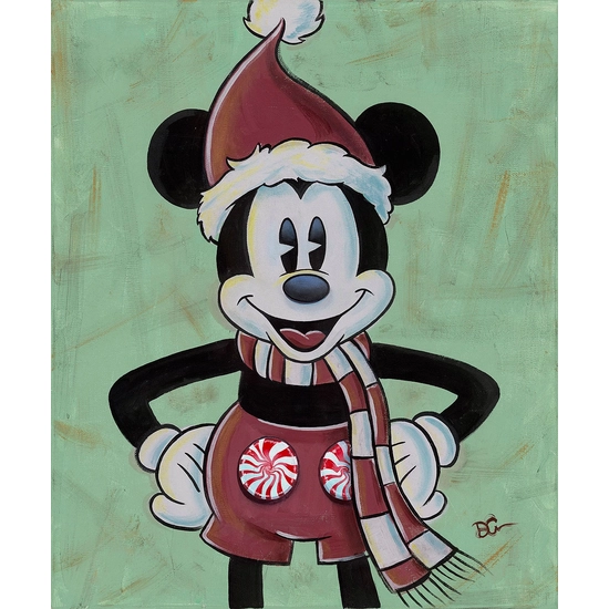 Peppermick From Mickey Mouse by Dom Corona Disney Fine Art Release Giclee On Canvas