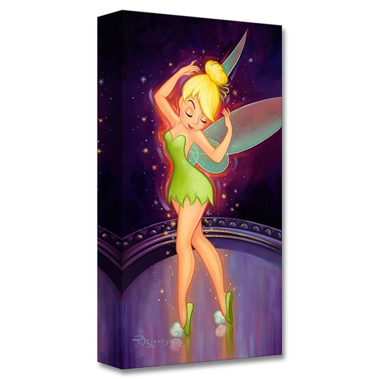 Pixie Pose by Tim Rogerson Disney Fine Art Release Gallery Wrapped Giclee On Canvas