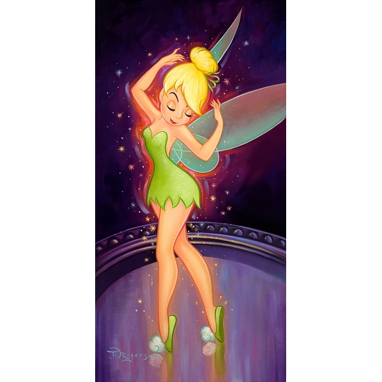 Pixie Pose by Tim Rogerson Disney Fine Art Release Giclee On Canvas