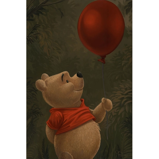 Pooh and His Balloon by Jared Franco Disney Fine Art Release 