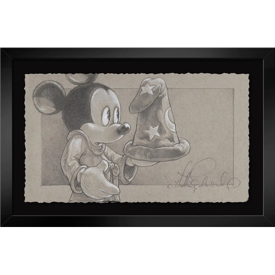 The Power, It's Different I Like It Framed From Fantasia by Heather Edwards Disney Fine Art Release Graphite Hand Deckled Giclee on Paper