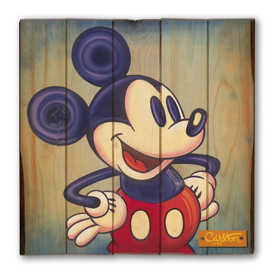 Proud to be a Mouse Giclee On Reclaimed Wood by Trevor Carlton Disney Fine Art Release 