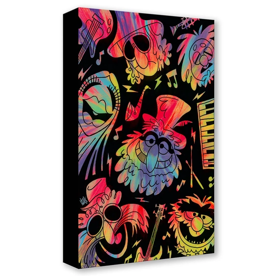 Psychedelic Mayhem by Beau Hufford Disney Fine Art Release Gallery Wrapped Giclee On Canvas