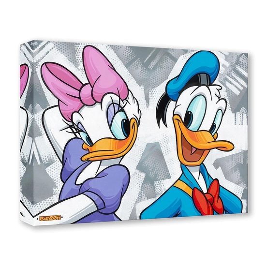 Quite a Couple by Trevor Carlton Disney Fine Art Release Gallery Wrapped Giclee On Canvas