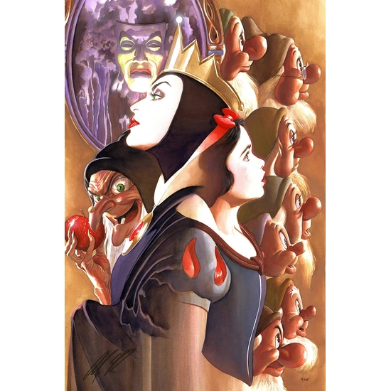 Once There Was a Princess From Beauty and The Beast by Alex Ross Disney Disney Fine Art Release Giclee On Canvas