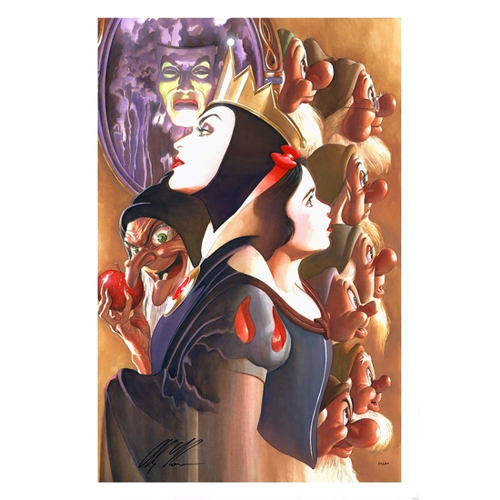 Once There Was a Princess From Beauty and The Beast by Alex Ross Disney Disney Fine Art Release Lithograph