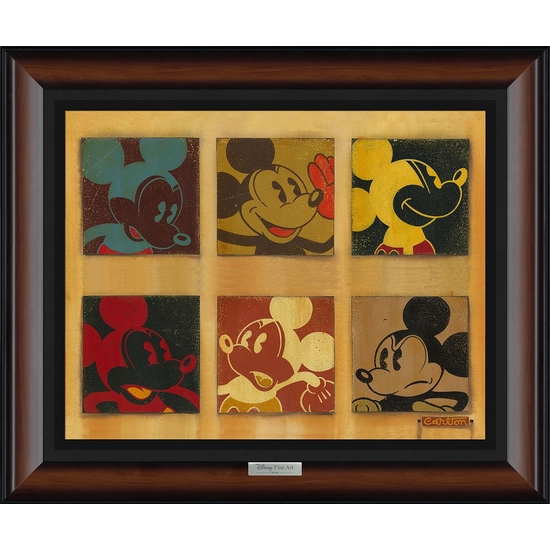 6-Up Mickey by Trevor Carlton Disney Fine Art Release Giclee On Canvas