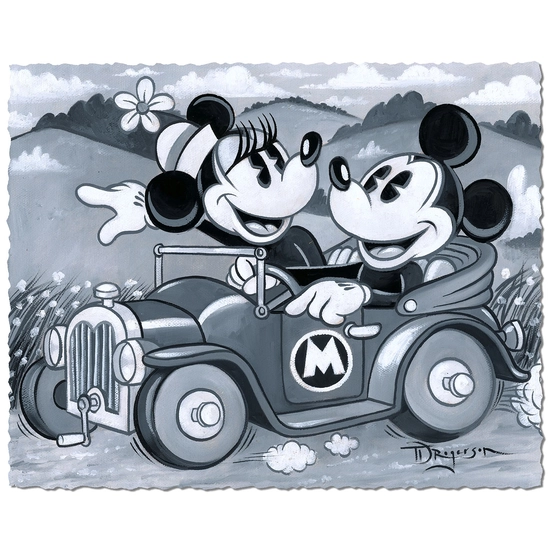 Scenic Drive Satin Finish by Tim Rogerson Disney Fine Art Release Hand Deckled Paper