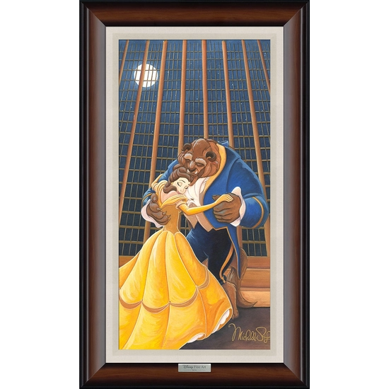 A Beautiful Dance Framed by Michelle St Laurent Disney Fine Art Release Giclee On Canvas