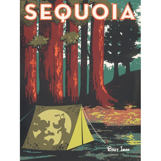 Sequoia by Bret Iwan Disney Fine Art Release Hand-Embellished Giclee on Canvas