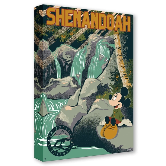 Shenandoah Park by Bret Iwan Disney Fine Art Release Gallery Wrapped Giclee On Canvas