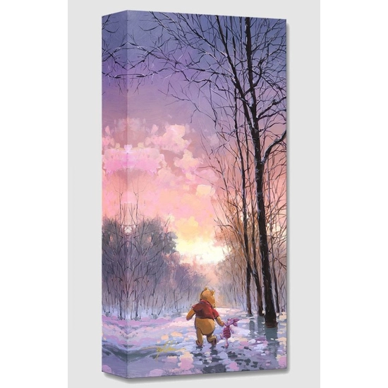 Snowy Path by Rodel Gonzalez Disney Fine Art Release Giclee On Canvas