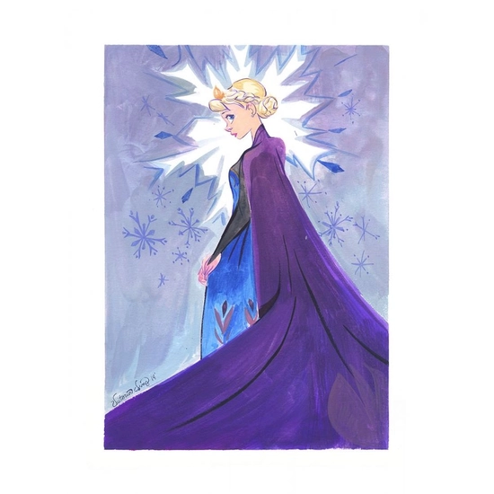 Snow Queen by Victoria Ying Disney Fine Art Release Giclee On Paper