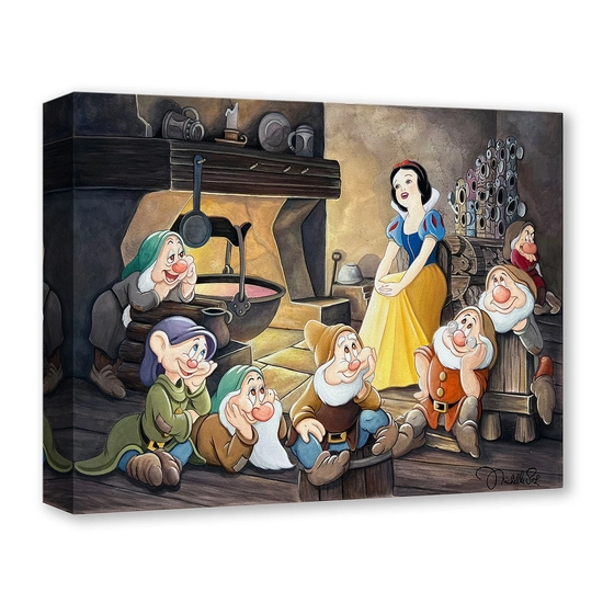 Someday From Snow White and the Seven Dwarfs by Michelle St Laurent Disney Fine Art Release Gallery Wrapped Giclee On Canvas