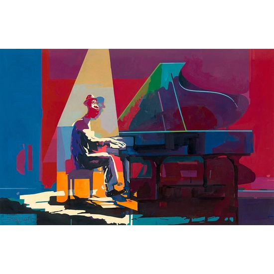 The Soul of Music From the Movie Soul by Jim Salvati Disney Fine Art Release Gallery Wrapped Giclee On Canvas