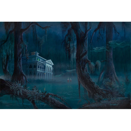 Spirits in the Bayou by Michael Humphries Disney Fine Art Release Hand-Embellished Giclee on Canvas