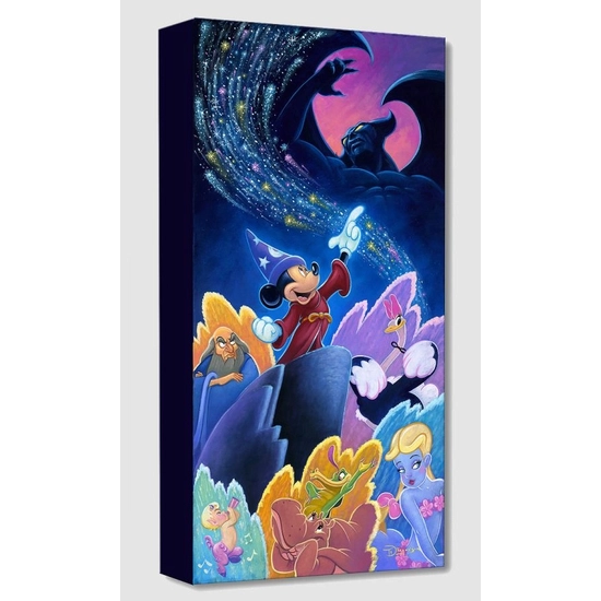 Splashes of Fantasia From Fantasia by Tim Rogerson Disney Fine Art Release Gallery Wrapped Giclee On Canvas