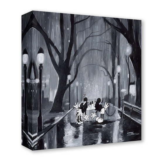 Splish, Splash, Smooch by Arienne Boley Disney Fine Art Release Gallery Wrapped Giclee On Canvas