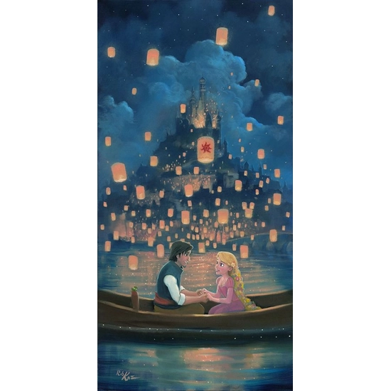 Star Crossed Love by Rob Kaz  Disney Fine Art Release Hand-Embellished Giclee on Canvas