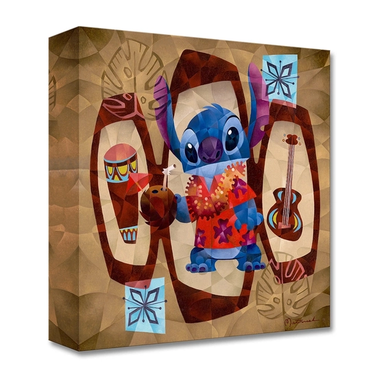 The Stitch Life by Tom Matousek Disney Fine Art Release Gallery Wrapped Giclee On Canvas