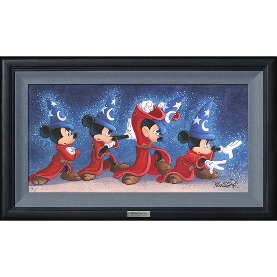 The Sorcerer's Spell Framed by Michelle St Laurent Disney Fine Art Release 