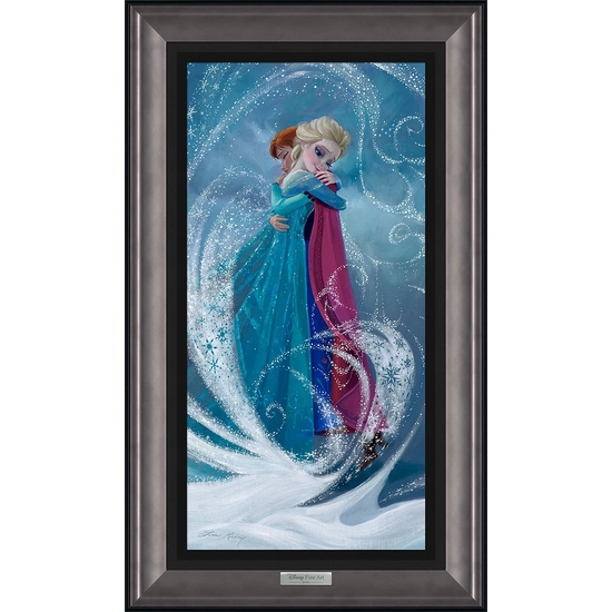 The Warm Embrace Framed by Lisa Keene Disney Fine Art Release Giclee On Canvas