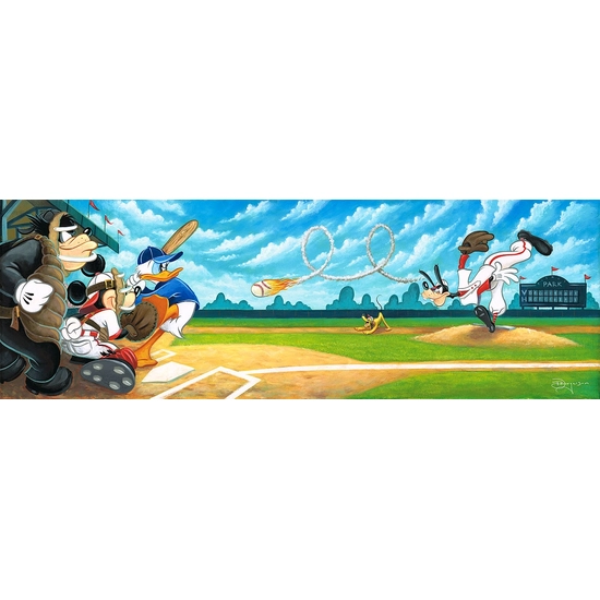 Swing for the Fences by Tim Rogerson Disney Fine Art Release Hand-Embellished Giclee on Canvas