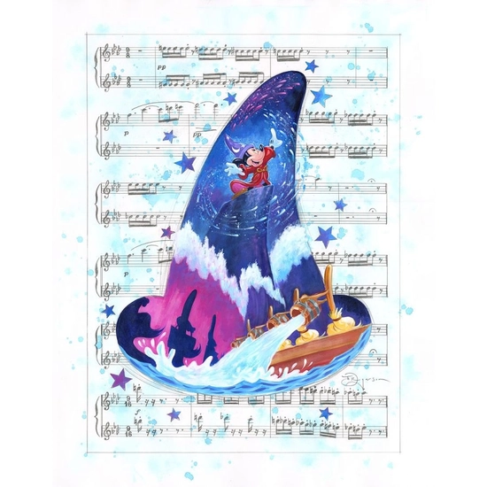 A Symphony of Color by Tim Rogerson Disney Fine Art Release Giclee On Canvas