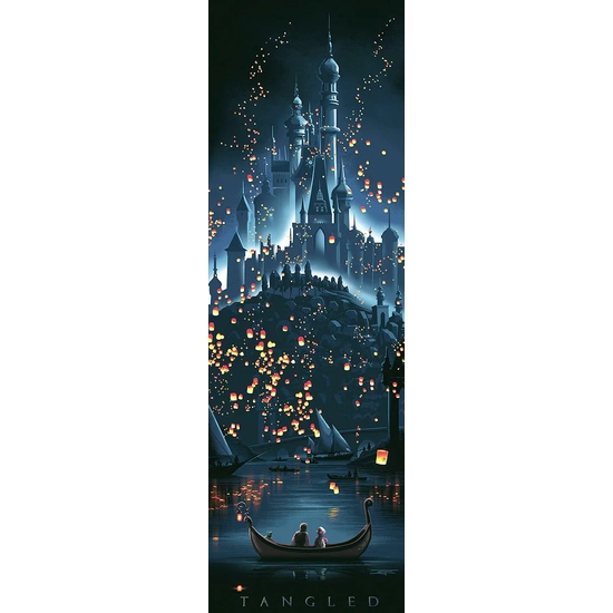 Tangled Castle by JC Richard Disney Fine Art Release Hand-Embellished Giclee on Canvas